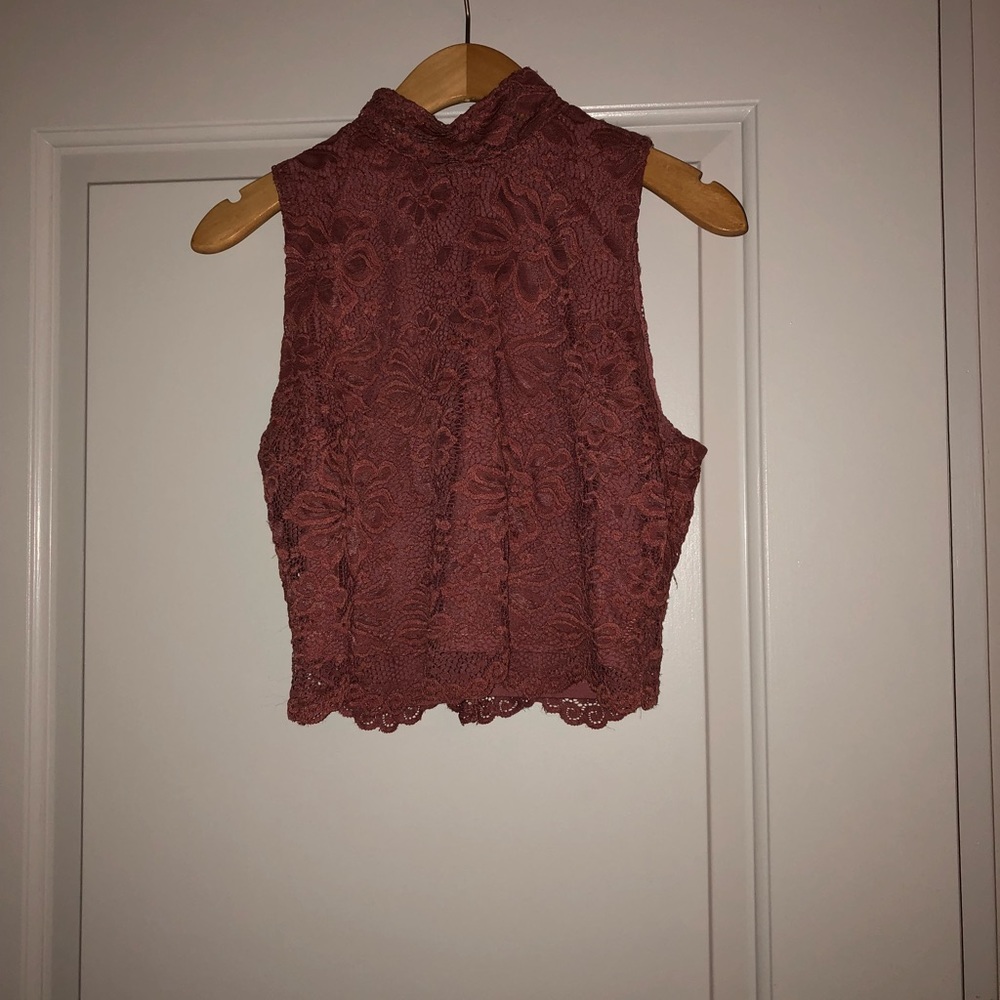 Pink Floral Stitching Shirt